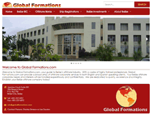 Tablet Screenshot of globalformations.com